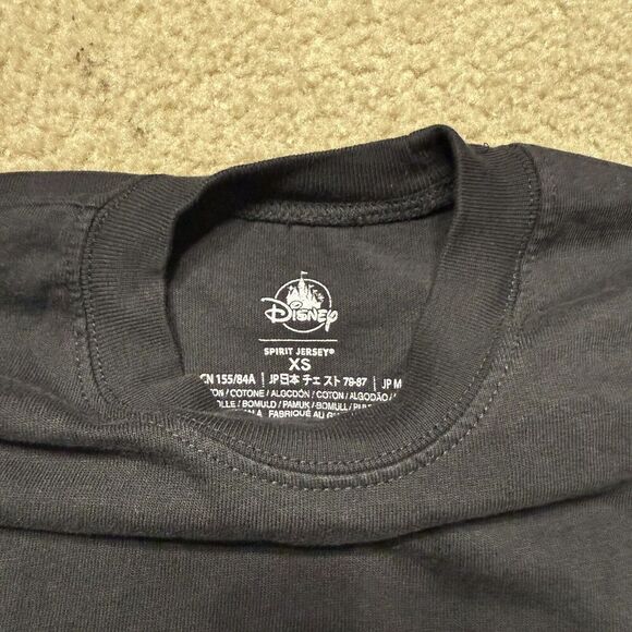 Walt Disney World Est 1971 Long Sleeve Shirt Adult Size XS Black Spirit Jersey - Picture 5 of 9